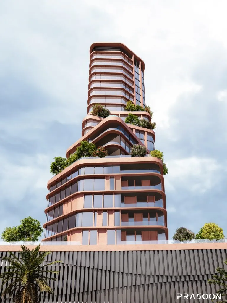Residential tower at Jumeirah Village Circle, Dubai